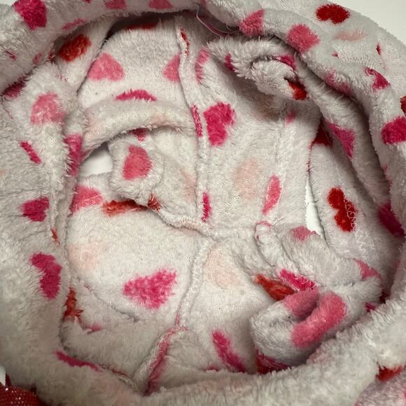 Pillow Talk Heart Print Pajama Shorts Intimates Sleepwear Sz S White Pink - Picture 5 of 5